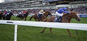 ASCOT, ENGLAND - OCTOBER 16: William Buick riding Creative Force win The Qipco British Champions Sprint Stakes during the Qipco British Champions Day at Ascot Racecourse on October 16, 2021 in Ascot, England. (Photo by Alan Crowhurst/Getty Images)