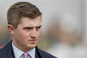 CHELTENHAM, ENGLAND - OCTOBER 22: Harry Derham poses at Cheltenham Racecourse on October 22, 2021 in Cheltenham, England. (Photo by Alan Crowhurst/Getty Images)