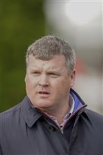 CHELTENHAM, ENGLAND - OCTOBER 22: Gordon Elliott poses at Cheltenham Racecourse on October 22, 2021 in Cheltenham, England. (Photo by Alan Crowhurst/Getty Images)