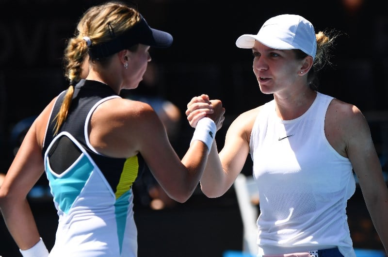 Anett Kontaveit Simona Halep