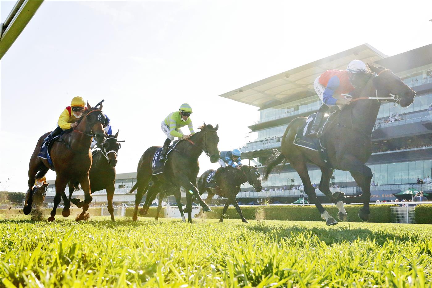 SYDNEY, AUSTRALIA - OCTOBER 23: Tommy Berry on Hilal wins race 8 the Bondi Stakes during Sydney Racing at Royal Randwick Racecourse on October 23, 2021 in Sydney, Australia. (Photo by Mark Evans/Getty Images)
