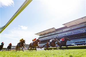 SYDNEY, AUSTRALIA - OCTOBER 23: Sam Clipperton on Exoboom wins race 5 the Robrick Lodge Filante Handicap during Sydney Racing at Royal Randwick Racecourse on October 23, 2021 in Sydney, Australia. (Photo by Mark Evans/Getty Images)