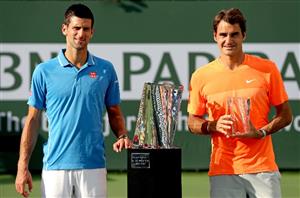 Novak Djokovic Roger Federer indian wells