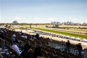 MELBOURNE, AUSTRALIA - NOVEMBER 02: A general view of the Flemington racecourse after race 6 during the 2021 Melbourne Cup Day on November 02, 2021 in Melbourne, Australia. (Photo by Diego Fedele/Getty Images)