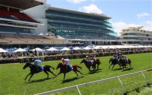 MELBOURNE, AUSTRALIA - NOVEMBER 04: Kerrin McEvoy riding #2 Foxy Frida wins race 2, the Inglis Bracelet during 2021 Oaks Day at Flemington Racecourse on November 04, 2021 in Melbourne, Australia. (Photo by Robert Cianflone/Getty Images)