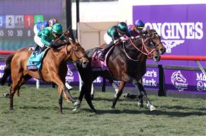 DEL MAR, CALIFORNIA - NOVEMBER 06: Jockey Yuga Kawada rides Loves Only You to victory in the Breeders' Cup Filly & Mare Turf at Del Mar Race Track on November 06, 2021 in Del Mar, California. (Photo by Rob Carr/Getty Images)