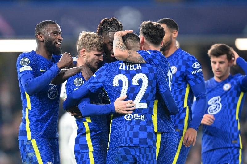 Chelsea stamford uefa celebrate