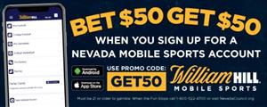 William Hill Nevada Promo Code NEWBONUS