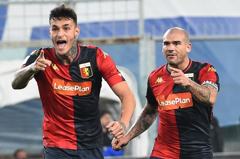 Genoa, Italy. 13 August 2021. Nicolo Rovella of Genoa CFC in