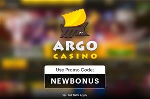 Argo Casino Promo Code is NEWBONUS 