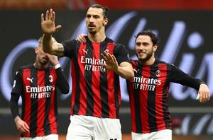 AC Milan zlatan celebrate