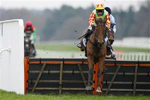 ASCOT, ENGLAND - JANUARY 22: Harry Skelton riding Doctor Parnassus clear the last to win The SBK Betting Podcast Juvenile Hurdle at Ascot Racecourse on January 22, 2022 in Ascot, England. (Photo by Alan Crowhurst/Getty Images)