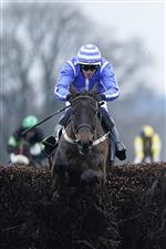 ASCOT, ENGLAND - JANUARY 22: Paul Townend riding Energumene in action during The SBK Clarence House Chase at Ascot Racecourse on January 22, 2022 in Ascot, England. (Photo by Alan Crowhurst/Getty Images)