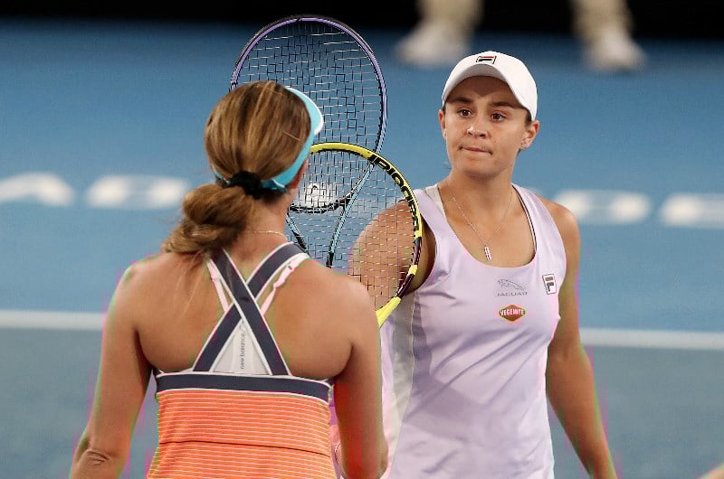 Ashleigh Barty Danielle Collins