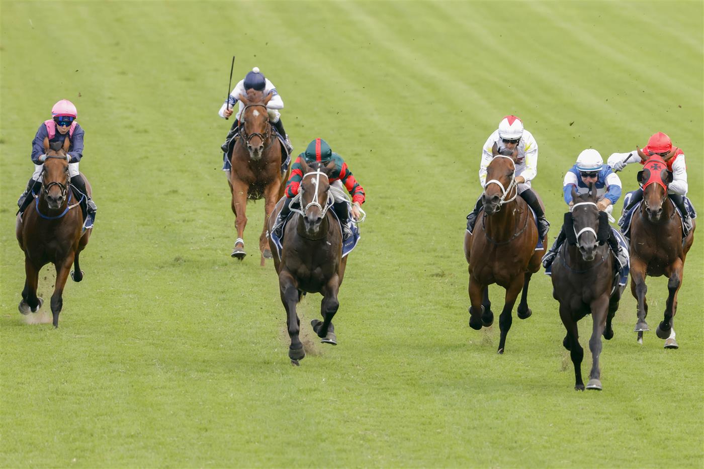 SYDNEY, AUSTRALIA - JANUARY 29: Tommy Berry on Wairere Falls wins race 8 the Ned Whisky Handicap during Sydney Racing at Rosehill Gardens on January 29, 2022 in Sydney, Australia. (Photo by Jenny Evans/Getty Images)
