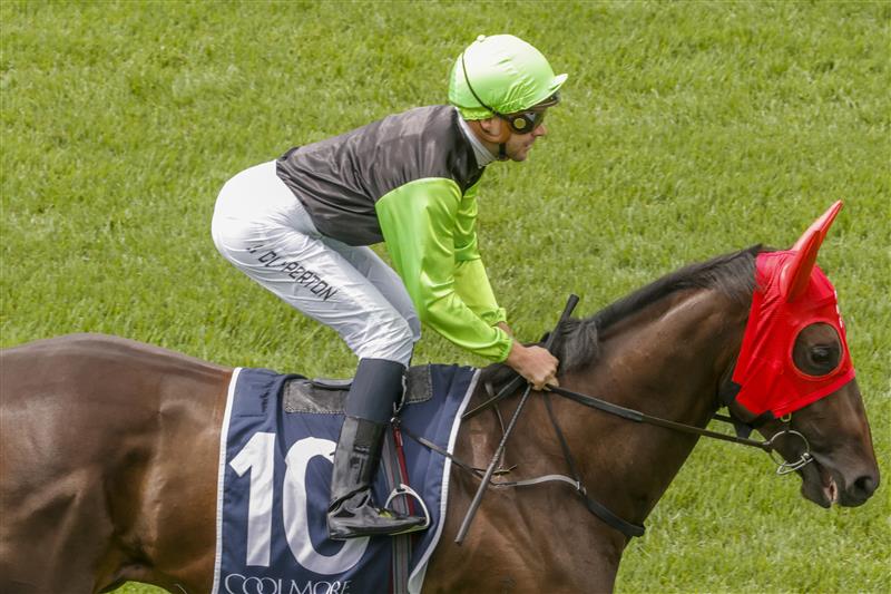 SYDNEY, AUSTRALIA - FEBRUARY 12: Sam Clipperton on Mumbai Jewel returns to scale after winning race 1 the Coolmore Pierro Plate during Sydney Racing at Royal Randwick Racecourse on February 12, 2022 in Sydney, Australia. (Photo by Jenny Evans/Getty Images)