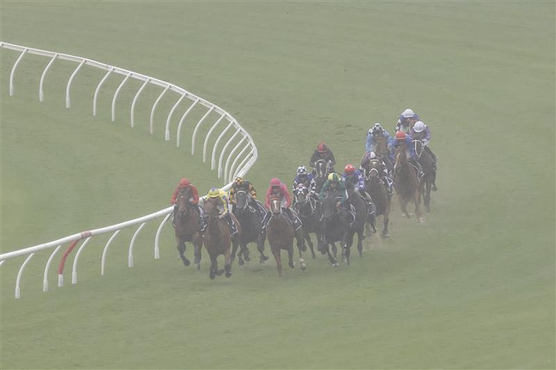 SYDNEY, AUSTRALIA - FEBRUARY 12: James McDonald (yellow) on Snap Dancer wins race 9 the Robrick Lodge Triscay Stakes during Sydney Racing at Royal Randwick Racecourse on February 12, 2022 in Sydney, Australia. (Photo by Jenny Evans/Getty Images)