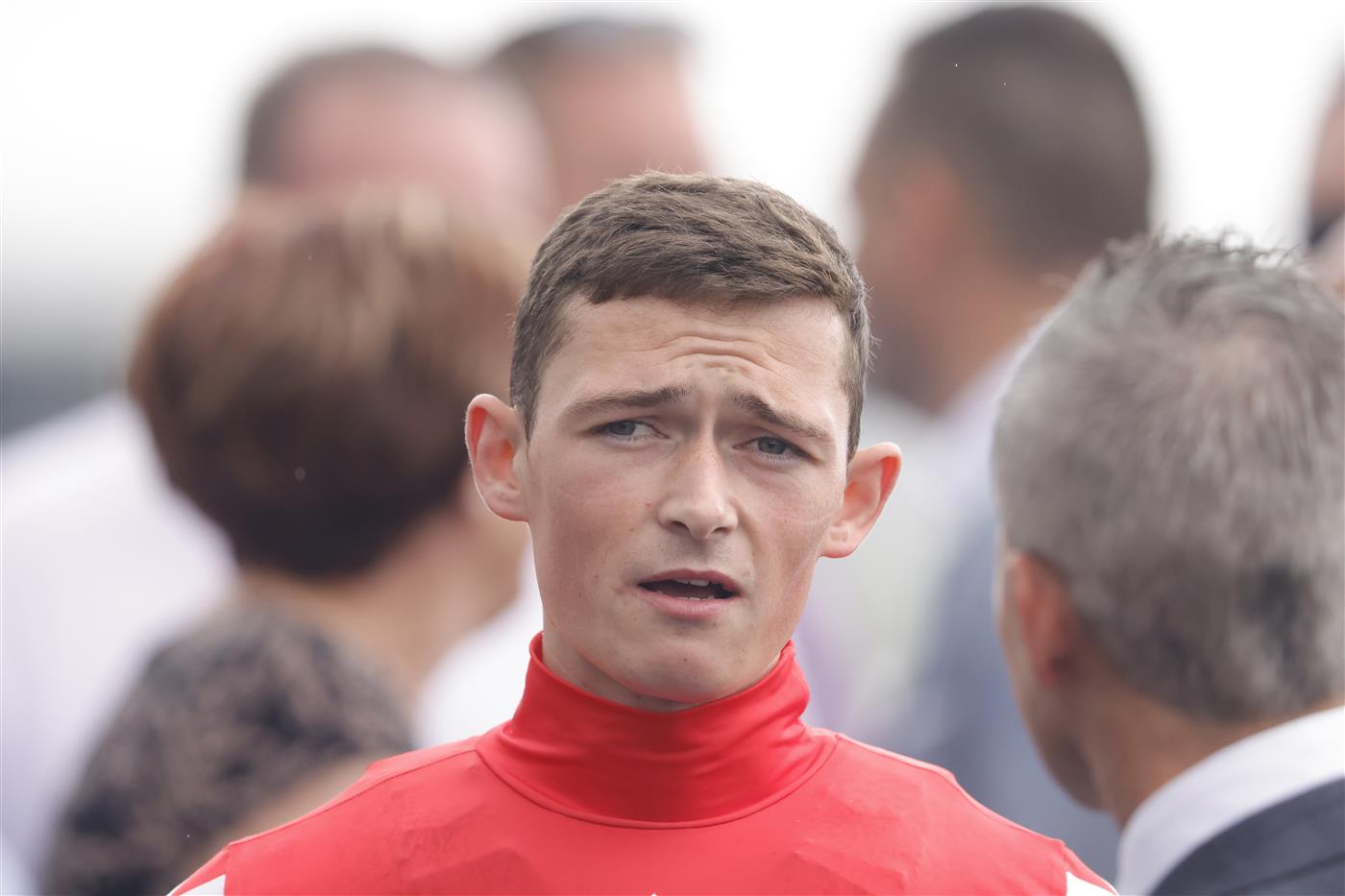 SYDNEY, AUSTRALIA - FEBRUARY 12: Tom Sherry looks on after winning race 2 the Tab Highway Handicap on Highlights during Sydney Racing at Royal Randwick Racecourse on February 12, 2022 in Sydney, Australia. (Photo by Jenny Evans/Getty Images)