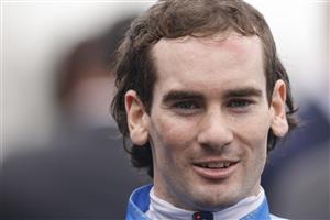SYDNEY, AUSTRALIA - FEBRUARY 12: Tyler Schiller looks on after winning race 5 the George Mullen Farewell Mile on Silent Agenda during Sydney Racing at Royal Randwick Racecourse on February 12, 2022 in Sydney, Australia. (Photo by Jenny Evans/Getty Images)