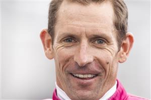 SYDNEY, AUSTRALIA - FEBRUARY 12: Hugh Bowman looks on after winning race 7 the Tab Light Fingers Stakes on Fangirl during Sydney Racing at Royal Randwick Racecourse on February 12, 2022 in Sydney, Australia. (Photo by Jenny Evans/Getty Images)