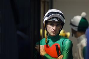 SYDNEY, AUSTRALIA - FEBRUARY 19: Josh Parr looks on during Sydney Racing at Rosehill Gardens on February 19, 2022 in Sydney, Australia. (Photo by Jenny Evans/Getty Images)