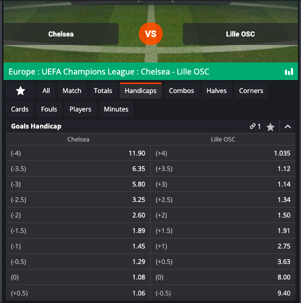 Ano ang handicap betting sa soccer