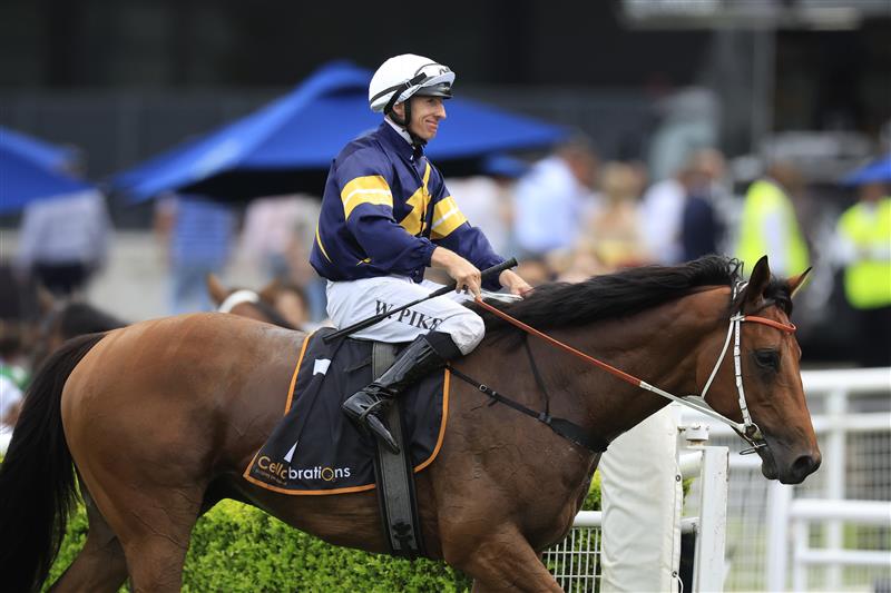 SYDNEY, AUSTRALIA - MARCH 05: William Pike on Zeyrek returns to scale after winning race 4 the Cellarbrations Randwick City Stakes during Sydney Racing at Royal Randwick Racecourse on March 05, 2022 in Sydney, Australia. (Photo by Mark Evans/Getty Images)