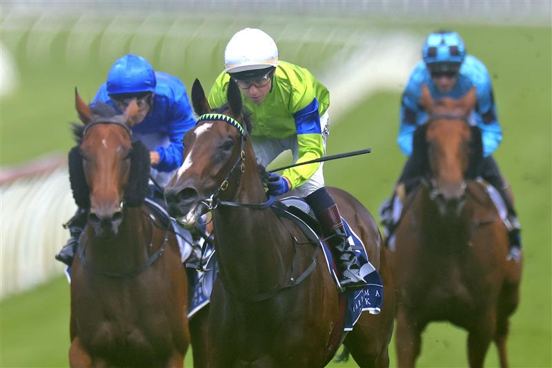 SYDNEY, AUSTRALIA - MARCH 05: Kerrin McEvoy on Seven Veils wins race 2 the Yarraman Park Reisling Stakes during Sydney Racing at Royal Randwick Racecourse on March 05, 2022 in Sydney, Australia. (Photo by Mark Evans/Getty Images)
