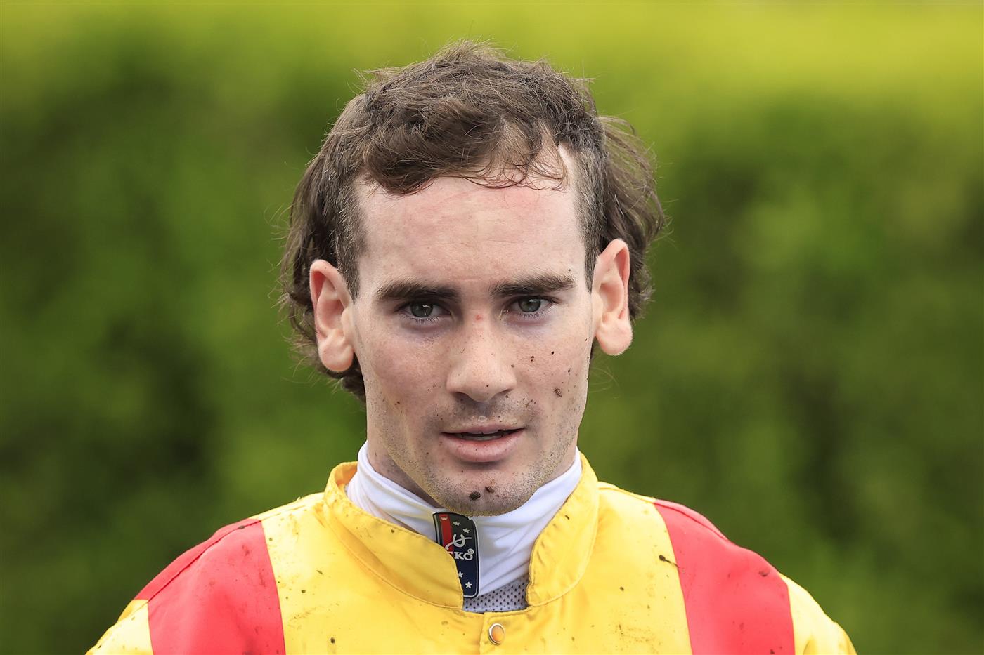 SYDNEY, AUSTRALIA - MARCH 05: Tyler Schiller looks on after winning race 1 the Midway Handicap on Cap Estel during Sydney Racing at Royal Randwick Racecourse on March 05, 2022 in Sydney, Australia. (Photo by Mark Evans/Getty Images)