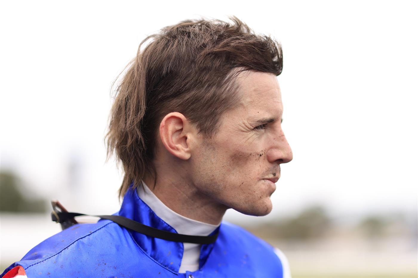 SYDNEY, AUSTRALIA - MARCH 05: Jason Collett on Sejardan returns to scale after winning race 3 the UNSW Todman Stakes during Sydney Racing at Royal Randwick Racecourse on March 05, 2022 in Sydney, Australia. (Photo by Mark Evans/Getty Images)