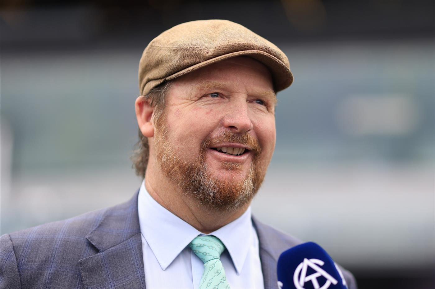 SYDNEY, AUSTRALIA - MARCH 05: Gary Portelli looks on after winning race 3 the UNSW Todman Stakes with Sejardan during Sydney Racing at Royal Randwick Racecourse on March 05, 2022 in Sydney, Australia. (Photo by Mark Evans/Getty Images)