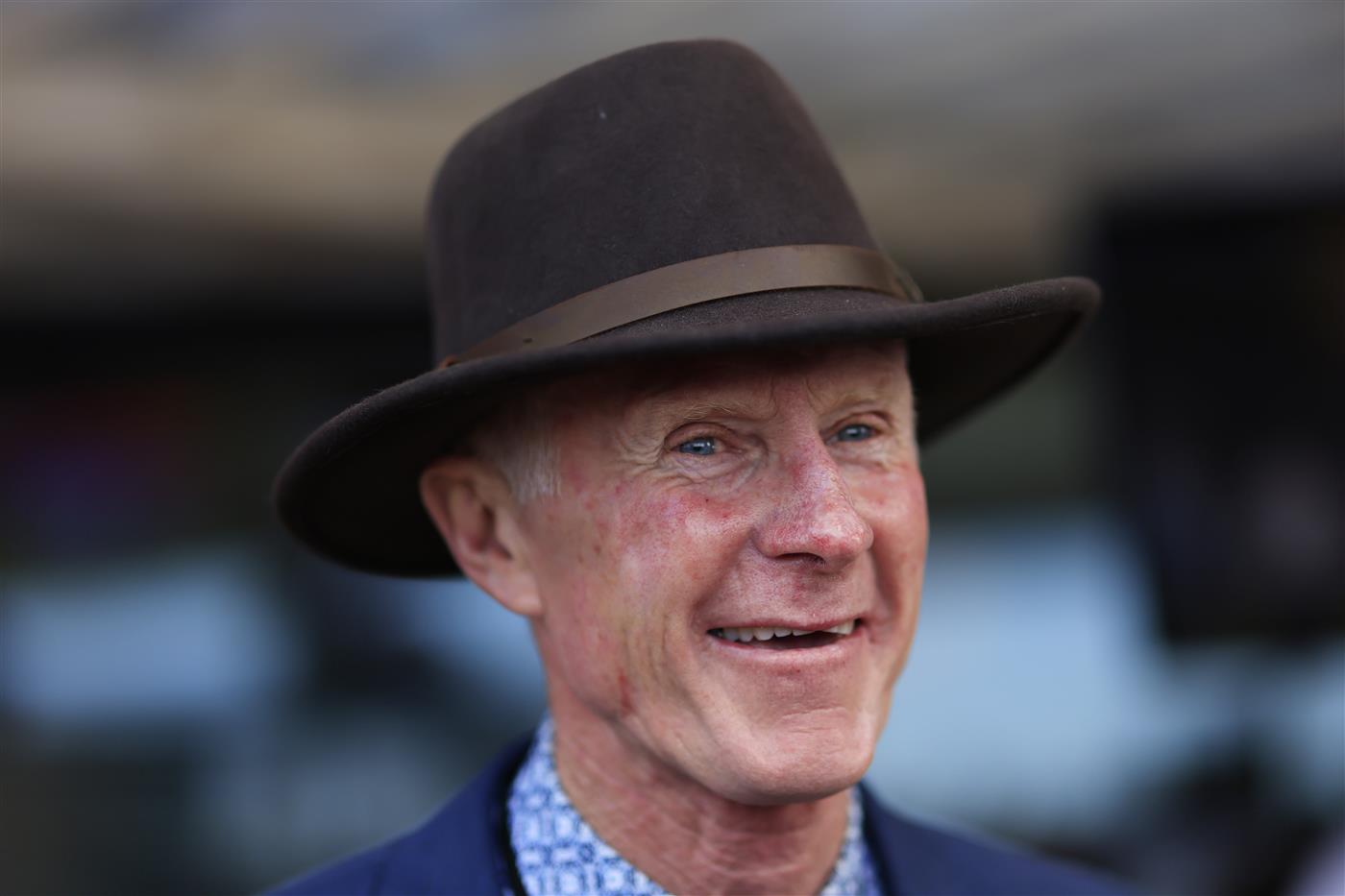 SYDNEY, AUSTRALIA - MARCH 12: Danny Williams looks on after winning race 5 the City Tattersalls Group Maurice McCarten Stakes with Shelby Sixtysix during Sydney Racing Chandon Ladies Day at Rosehill Gardens on March 12, 2022 in Sydney, Australia. (Photo by Mark Evans/Getty Images)