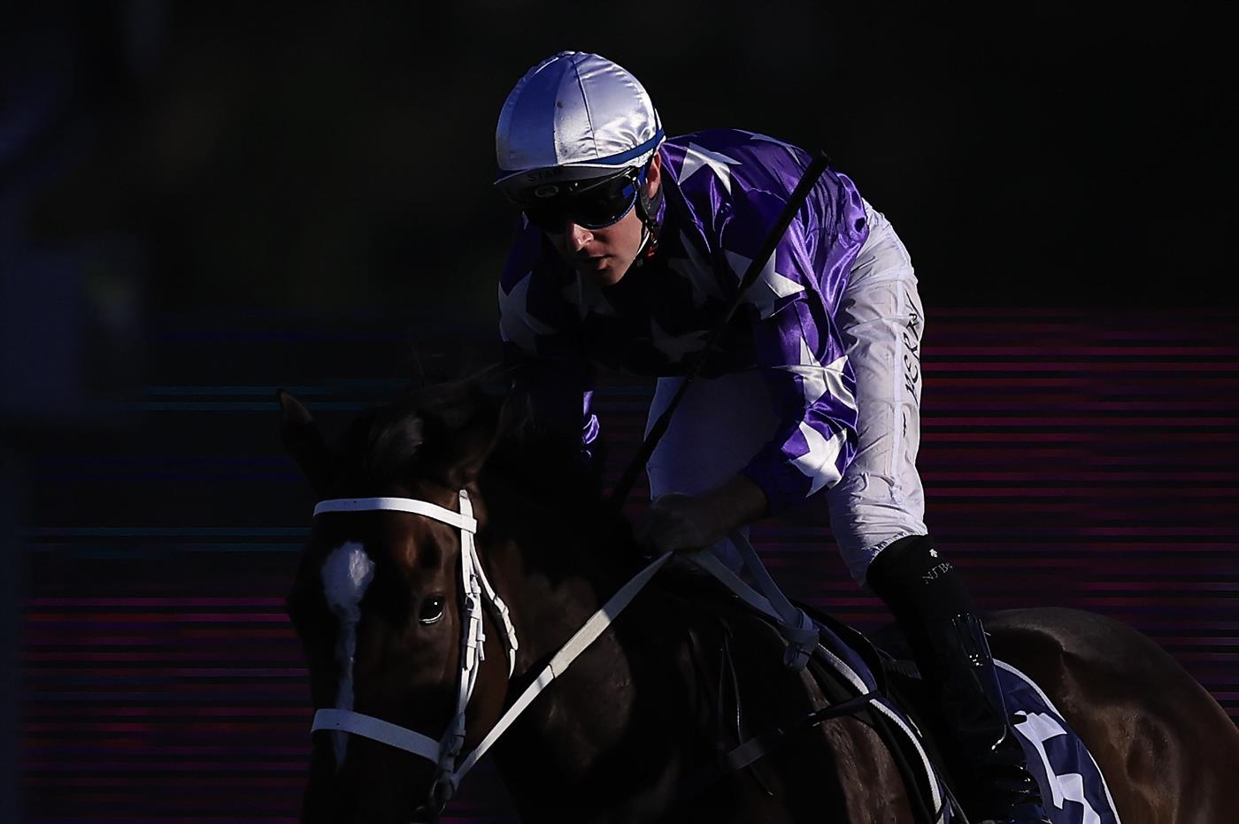 SYDNEY, AUSTRALIA - MARCH 12: Tommy Berry on Rousseau wins race 10 the Corrine Handicap during Sydney Racing Chandon Ladies Day at Rosehill Gardens on March 12, 2022 in Sydney, Australia. (Photo by Mark Evans/Getty Images)