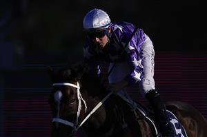SYDNEY, AUSTRALIA - MARCH 12: Tommy Berry on Rousseau wins race 10 the Corrine Handicap during Sydney Racing Chandon Ladies Day at Rosehill Gardens on March 12, 2022 in Sydney, Australia. (Photo by Mark Evans/Getty Images)