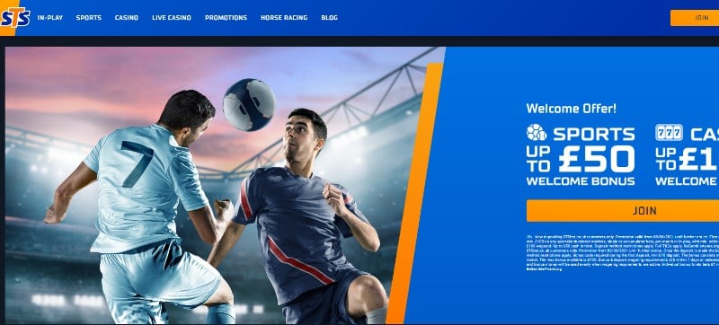 STSbet bonus code NEWBONUS - Get a £50 welcome bonus with this code