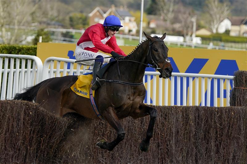 CHELTENHAM, ENGLAND - MARCH 17: Paul Townend riding Allaho to victory in The Ryanair Chase on day three of The Festival at Cheltenham Racecourse on March 17, 2022 in Cheltenham, England. (Photo by Alan Crowhurst/Getty Images)