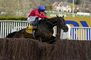CHELTENHAM, ENGLAND - MARCH 17: Paul Townend riding Allaho to victory in The Ryanair Chase on day three of The Festival at Cheltenham Racecourse on March 17, 2022 in Cheltenham, England. (Photo by Alan Crowhurst/Getty Images)