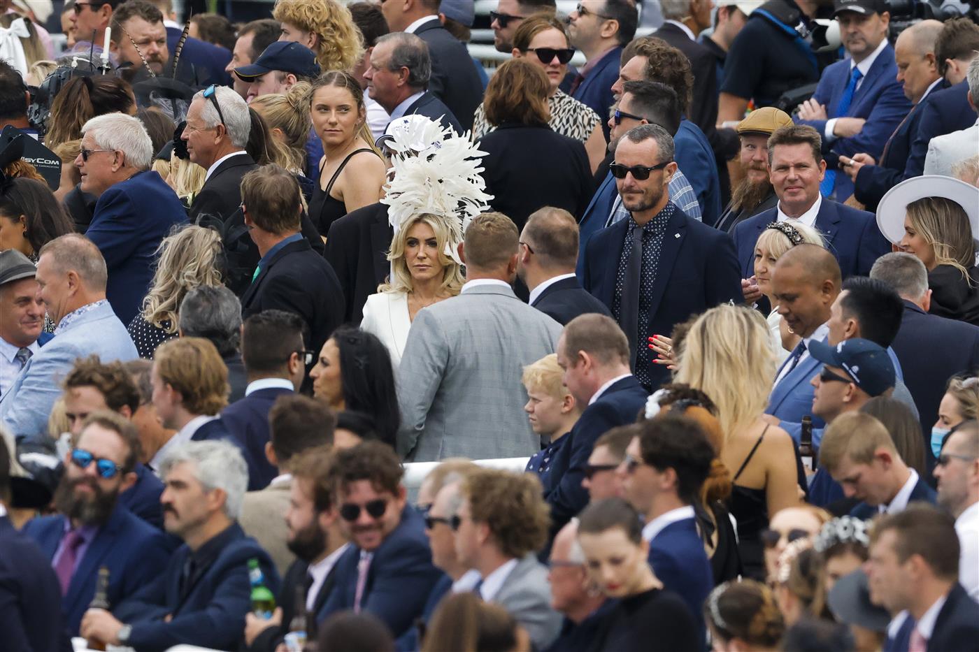 SYDNEY, AUSTRALIA - APRIL 02: A general view of crowds during The Star Championships Day 1 at Royal Randwick Racecourse on April 02, 2022 in Sydney, Australia. The Championships race days are the highlight of the Sydney Autumn Racing Carnival. The Championships Day 1 features four Group 1 events headlined by the $3 million Doncaster Mile and $2 million Australian Derby. (Photo by Jenny Evans/Getty Images)