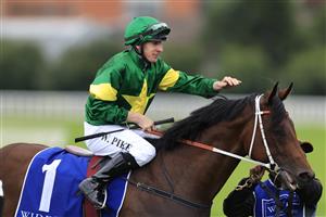 SYDNEY, AUSTRALIA - APRIL 02: William Pike on Semillion returns to scale after winning race 1 the Widden Kindergarten Stakes during The Star Championships Day 1 at Royal Randwick Racecourse on April 02, 2022 in Sydney, Australia. (Photo by Mark Evans/Getty Images)