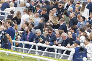 SYDNEY, AUSTRALIA - APRIL 02: A general view of crowds during The Star Championships Day 1 at Royal Randwick Racecourse on April 02, 2022 in Sydney, Australia. The Championships race days are the highlight of the Sydney Autumn Racing Carnival. The Championships Day 1 features four Group 1 events headlined by the $3 million Doncaster Mile and $2 million Australian Derby. (Photo by Jenny Evans/Getty Images)