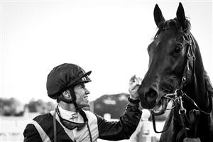 SYDNEY, AUSTRALIA - APRIL 02: Craig Williams after Mr Brightside wins race 9 the The Star Doncaster Mile during The Star Championships Day 1 at Royal Randwick Racecourse on April 02, 2022 in Sydney, Australia. (Getty)