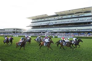 SYDNEY, AUSTRALIA - APRIL 02: Craig Williams on Mr Brightside wins race 9 the Star Doncaster Mile during The Star Championships Day 1 at Royal Randwick Racecourse on April 02, 2022 in Sydney, Australia. (Photo by Mark Evans/Getty Images)