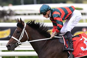 SYDNEY, AUSTRALIA - APRIL 02: James McDonald on Straight Arron wins race 2 the Fujitsu General Carbine club Stakes during The Star Championships Day 1 at Royal Randwick Racecourse on April 02, 2022 in Sydney, Australia. (Photo by Mark Evans/Getty Images)