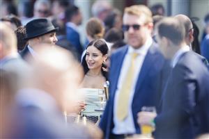 SYDNEY, AUSTRALIA - APRIL 09: A general view of crowd during The Championships Day 2, Longines Queen Elizabeth Stakes Day, at Royal Randwick Racecourse on April 09, 2022 in Sydney, Australia. (Photo by Jenny Evans/Getty Images)