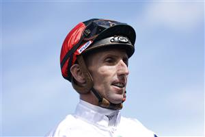SYDNEY, AUSTRALIA - APRIL 09: Nash Rawiller on Kinloch returns to scale after winning race 3 the Polytrack Provincial-Midway Championships Final during The Championships Day 2, Longines Queen Elizabeth Stakes Day, at Royal Randwick Racecourse on April 09, 2022 in Sydney, Australia. (Photo by Mark Evans/Getty Images)