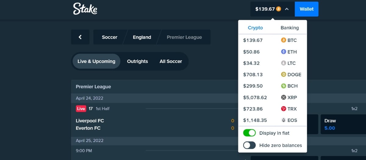 Jak kupić crypto na Stake