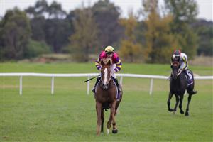 HAWKESBURY, AUSTRALIA - APRIL 30: William Pike on Mr Mozart returns to scale after winning race 7 the Blacktown Workers Hawkesbury Guineas during Hawkesbury Cup Day at Hawkesbury Race Club on April 30, 2022 in Hawkesbury, Australia. (Photo by Jenny Evans/Getty Images)