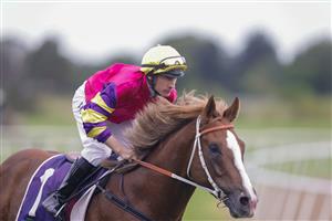 HAWKESBURY, AUSTRALIA - APRIL 30: William Pike on Mr Mozart returns to scale after winning race 7 the Blacktown Workers Hawkesbury Guineas during Hawkesbury Cup Day at Hawkesbury Race Club on April 30, 2022 in Hawkesbury, Australia. (Photo by Jenny Evans/Getty Images)