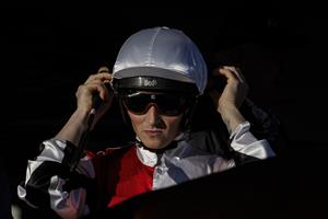 HAWKESBURY, AUSTRALIA - APRIL 30: Tom Sherry looks on after winning race 9 the Richmond Club Hawkesbury Gold Cup on Kirwan's Lane wins during Hawkesbury Cup Day on April 30, 2022 in Hawkesbury, Australia. (Getty)