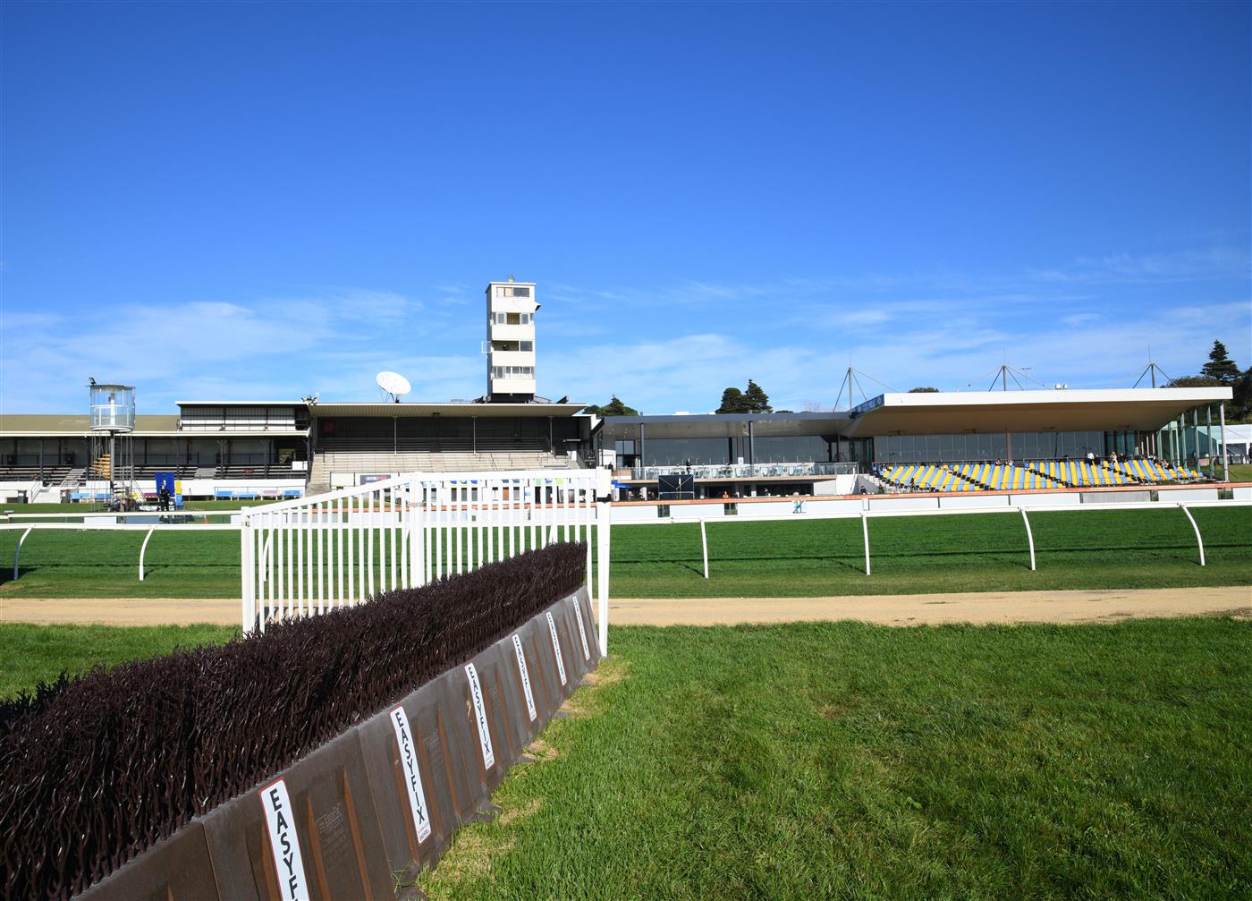 WARRNAMBOOL, AUSTRALIA - MAY 03: General view during Brierly Steeplechase day at Warrnambool Racing Club on May 03, 2022 in Warrnambool, Australia. (Photo by Vince Caligiuri/Getty Images)